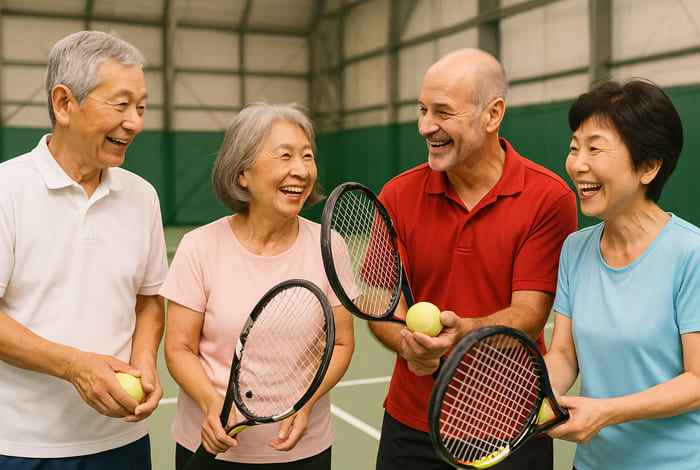 60歳からのテニス「シルバークラス」